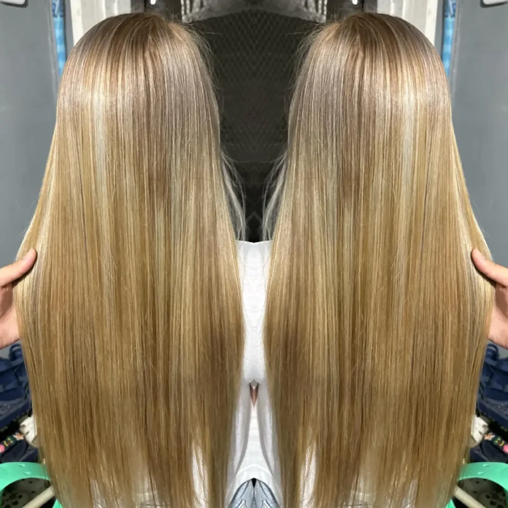 Rebond Chunky Highlights Keratin Brazilian Blowout