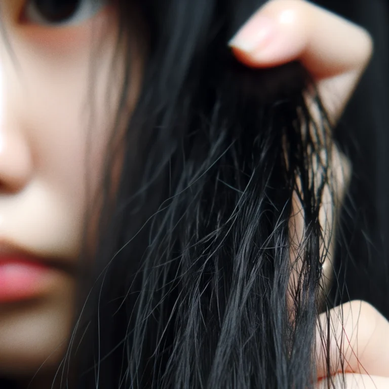 Patay na Buhok Close up